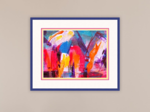 Make a Big Impact with Small-Scale Art: Gallery Frames with Oversized Mats
