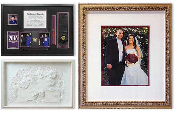 Special occasion photo framing